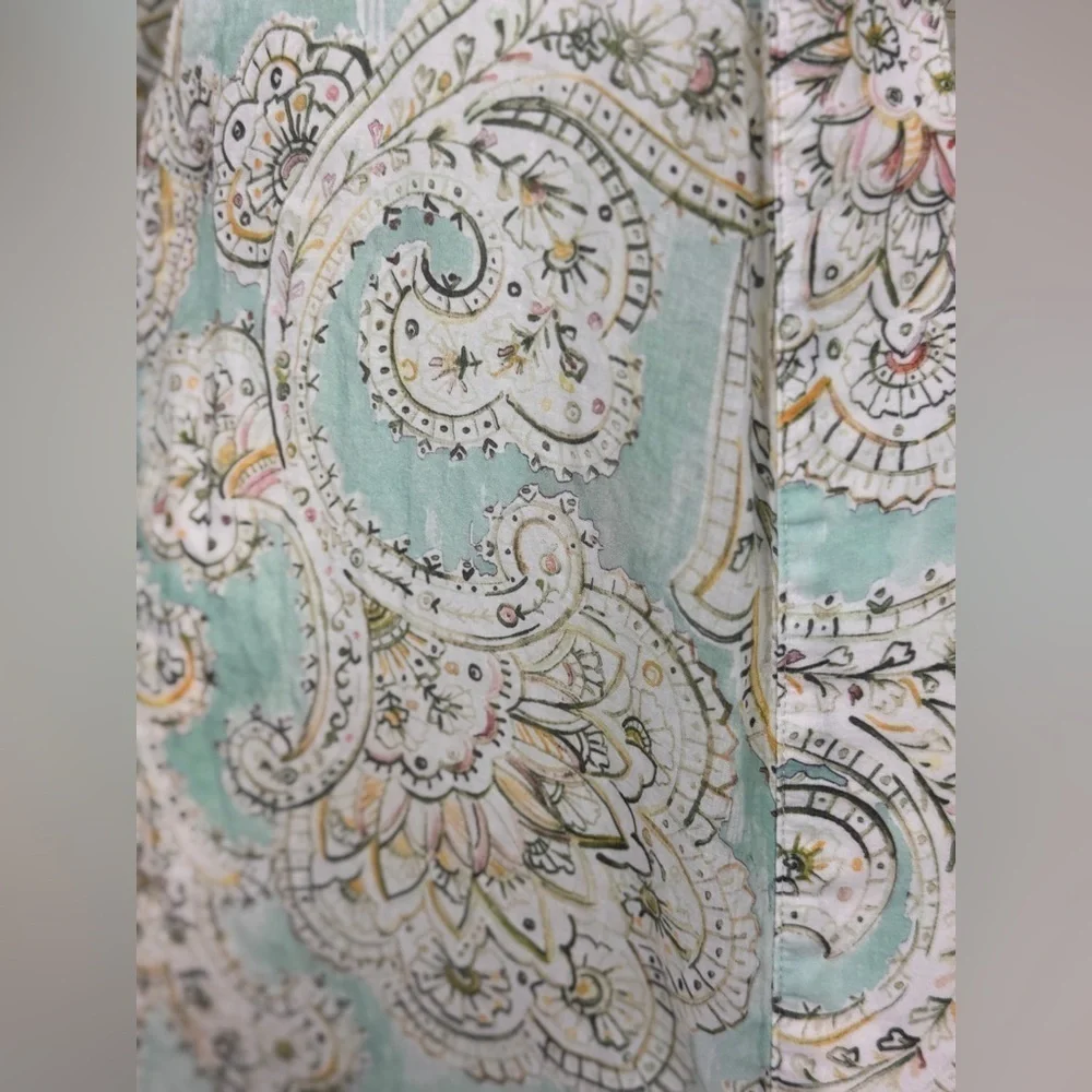 Zara Elegant Paisley Kimono Robe Size Medium C-31
